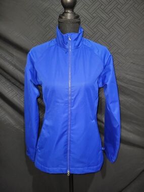 NIKE GOLF STORM FIT XS Royal Blue WATERPROOF FULL ZIP Jacket